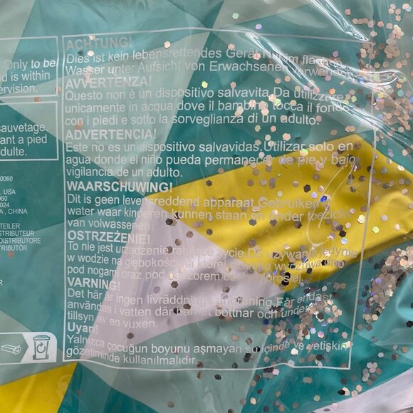 Joyin - Pool Floating and Beach Floating Swing Ring Inflatable In/Out 12''/34'' - Picture 5 of 5